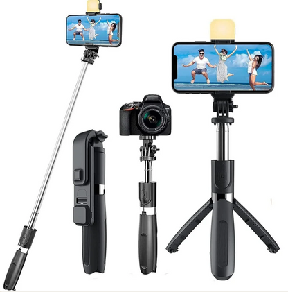 All-in-One Wireless Bluetooth Selfie Stick Tripod